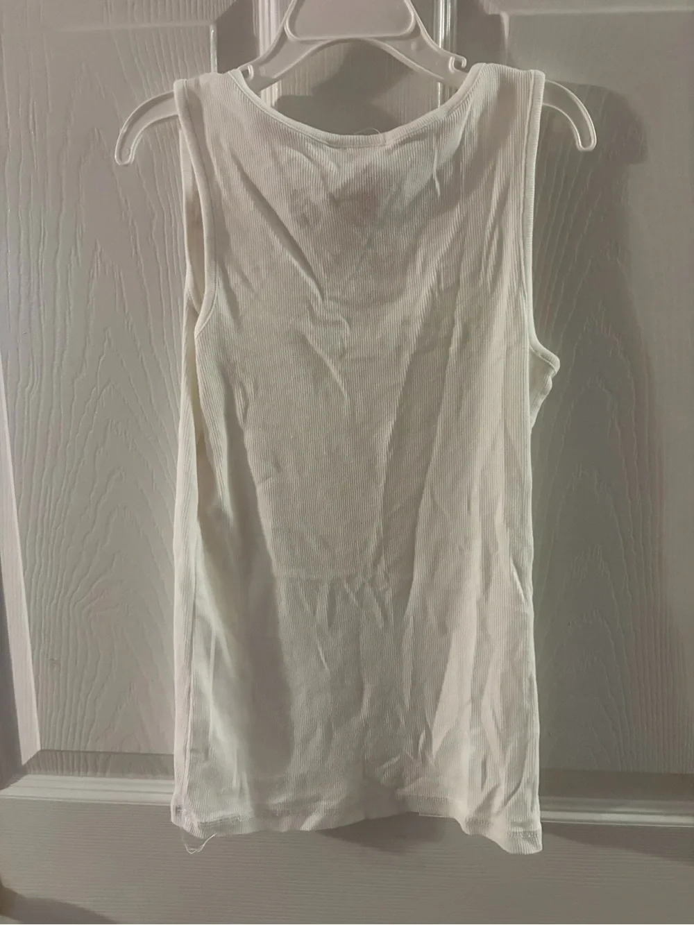 Justice  girls White Floral Applique Tank Top